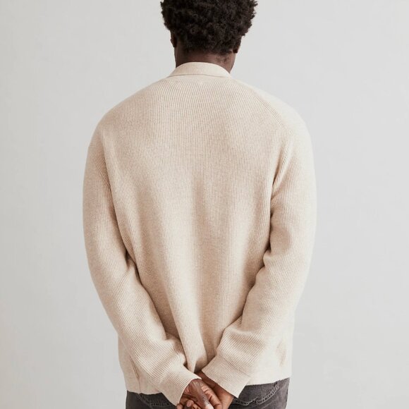 Madewell Button-Up Long-Sleeve Sweater Shirt - L - Picture 5 of 10